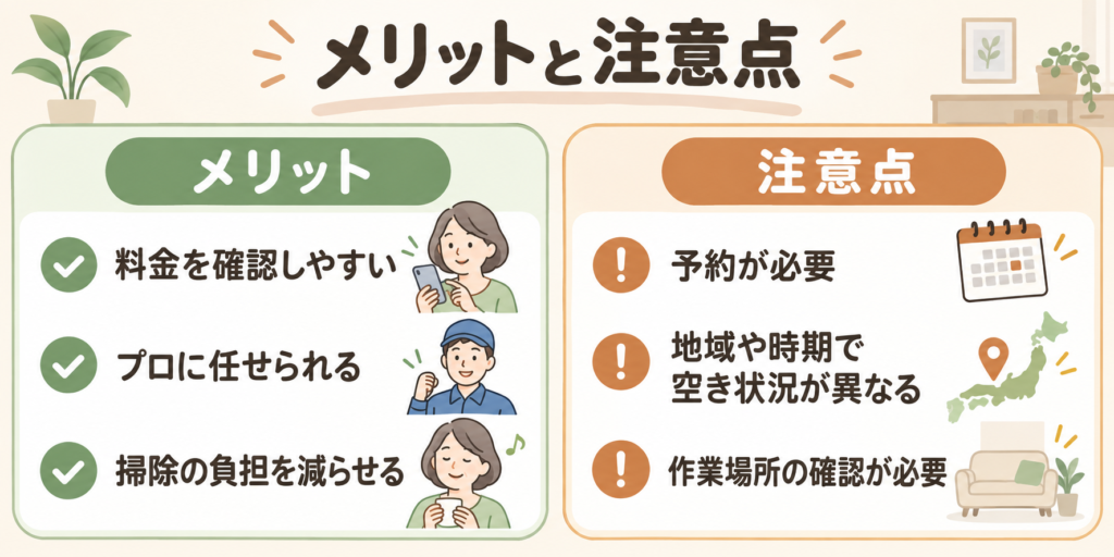 おそうじ革命のメリットと注意点