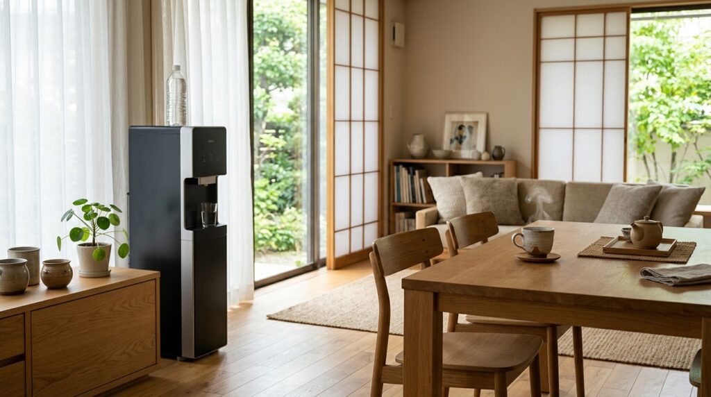 重い水を運ぶ手間がなく手軽に使えるウォーターサーバーと温かい飲み物⁠