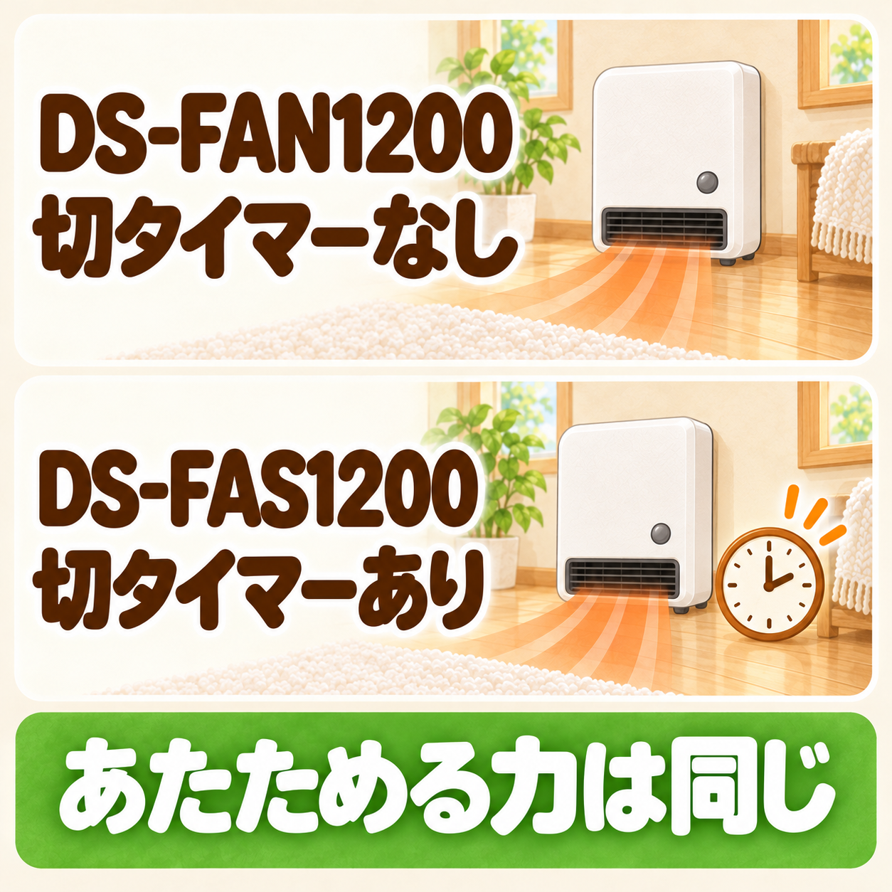DS-FAN1200とDS-FAS1200の違いをまとめた図